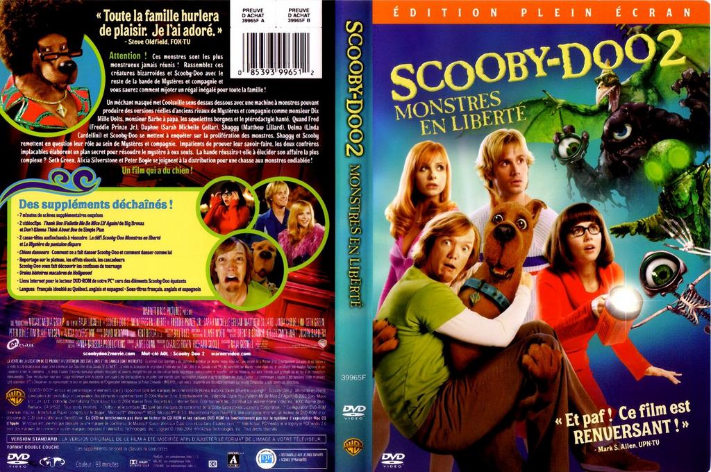 Kawout Jacket Dvd Scooby Doo 2 7109